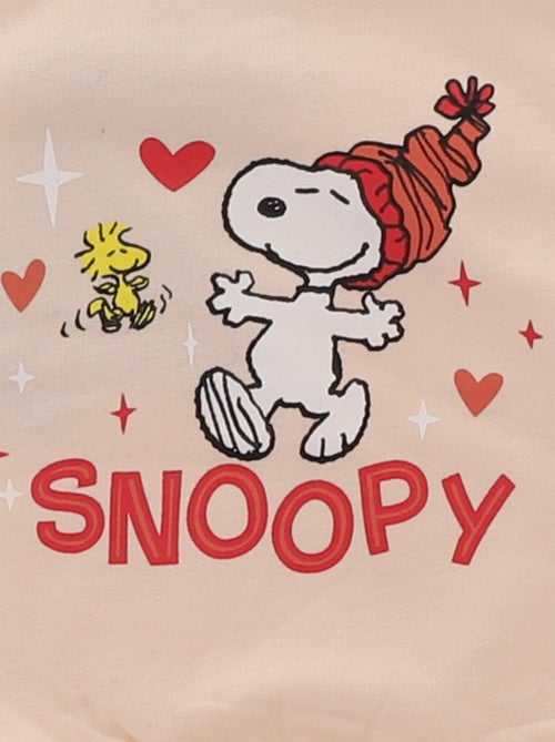 Snoopy-setje met sweater + legging van katoenfleece - Kiabi