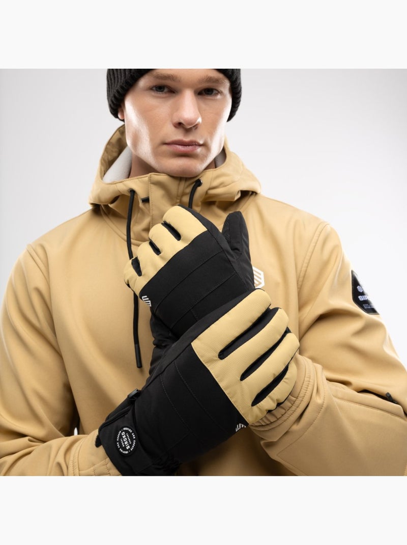 Snowboard- en ski winterhandschoenen Beige - Kiabi
