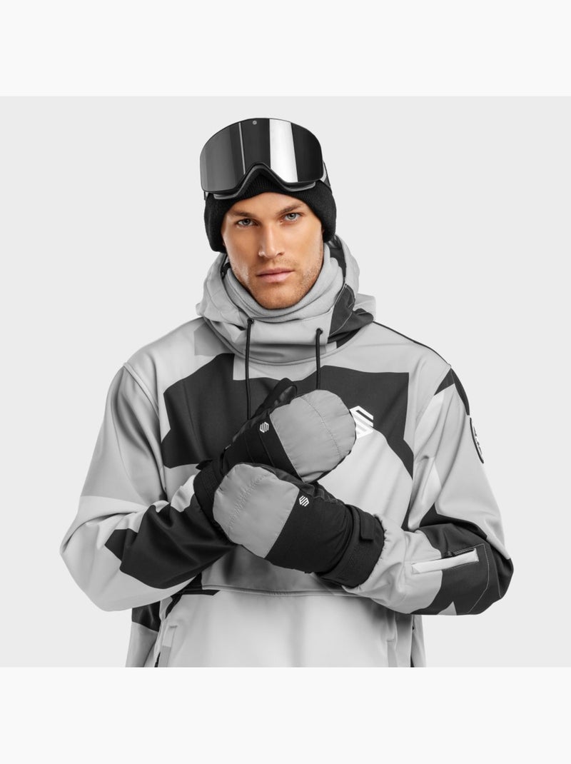 Snowboard- en ski winterhwanten Zwart - Kiabi