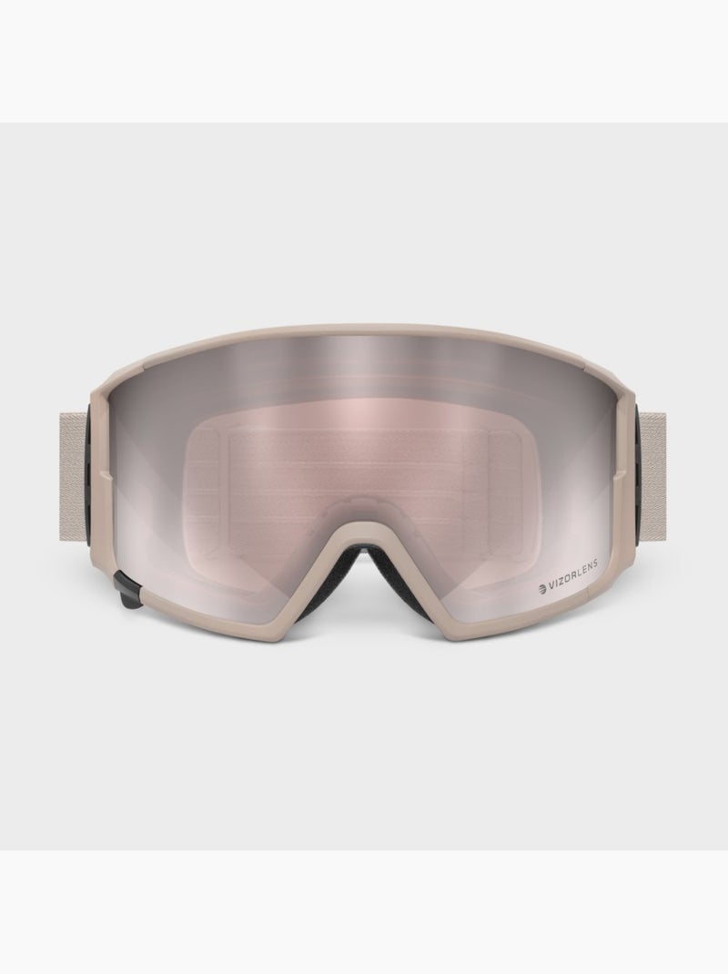 Snowboard- en skibril Beige - Kiabi