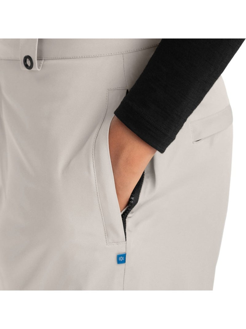 Snowboard broek voor dames Beige - Kiabi