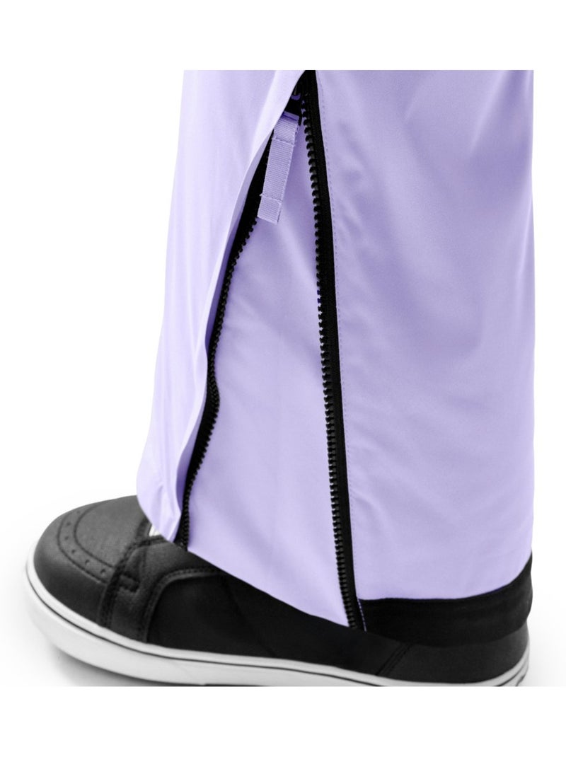 Snowboard broek voor dames Lavendel - Kiabi