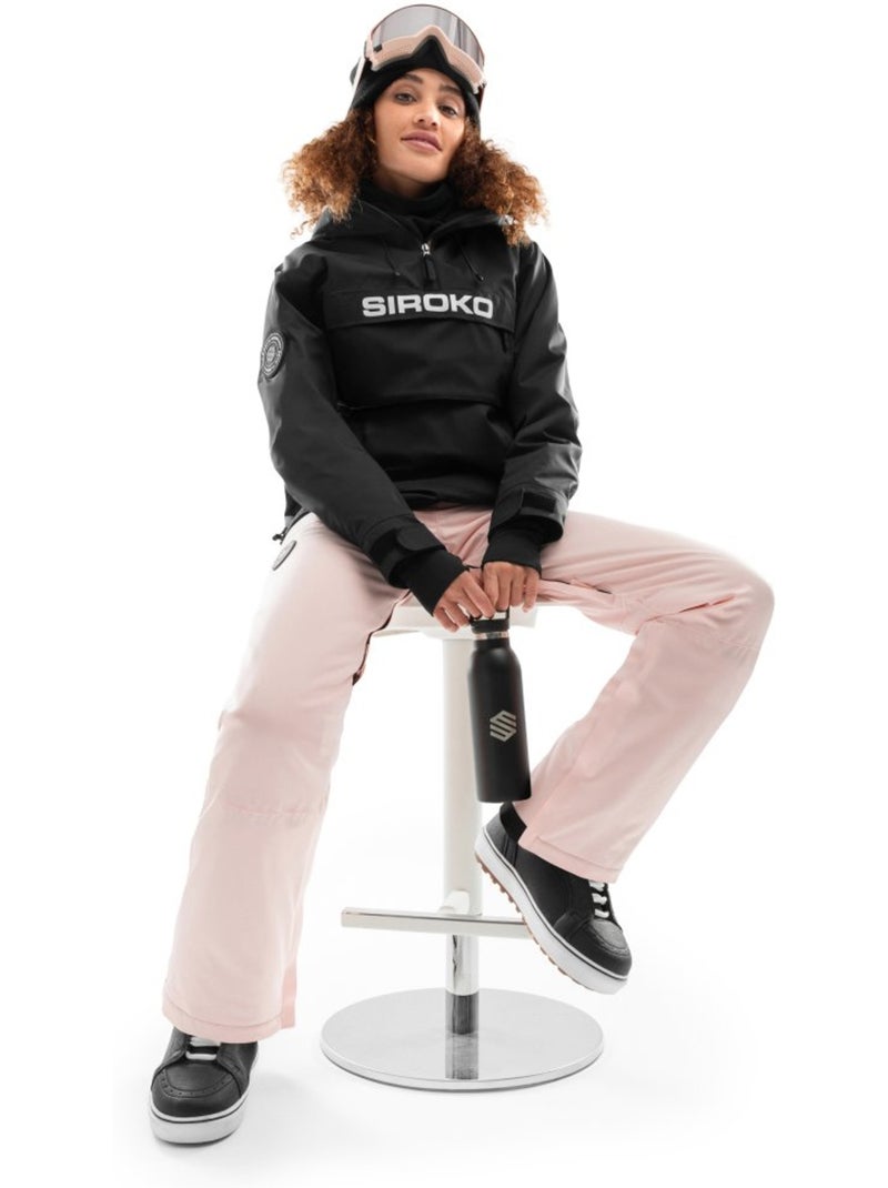 Snowboard broek voor dames Roze - Kiabi