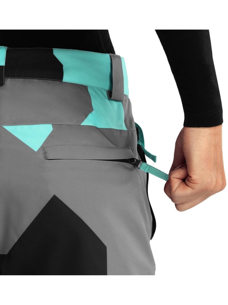 Snowboard broek voor dames Turkoois - Kiabi