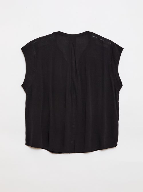 So Easy blouse met korte mouwen - Kiabi