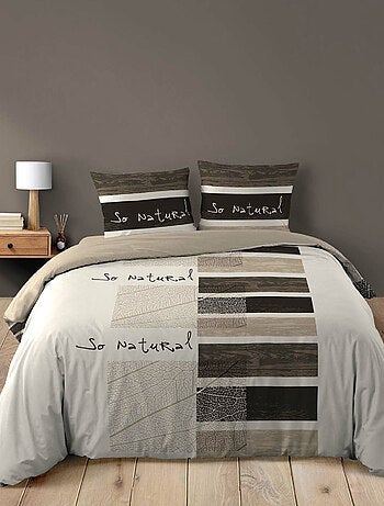 So natural 3-delige bedlinnenset