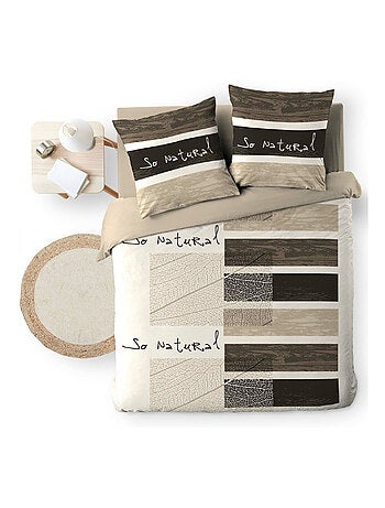 So natural 3-delige bedlinnenset