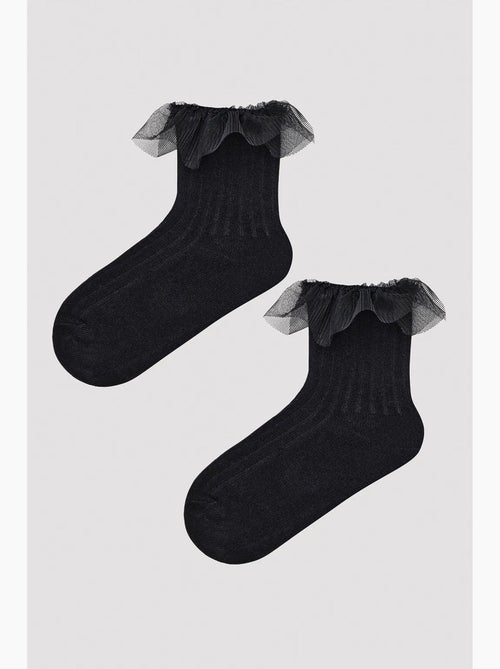 Socquettes à volants penti - Kiabi Socquettes à volants penti - Kiabi