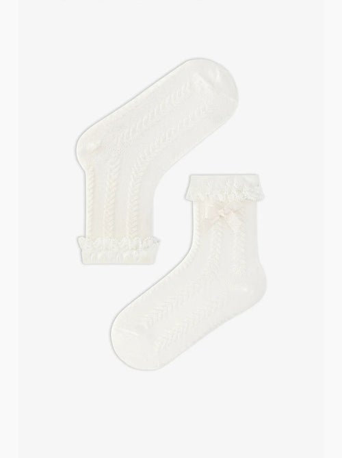 Socquettes en dentelle penti - Kiabi Socquettes en dentelle penti - Kiabi