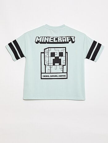 Soepel sport T-shirt 'Minecraft' met korte mouwen