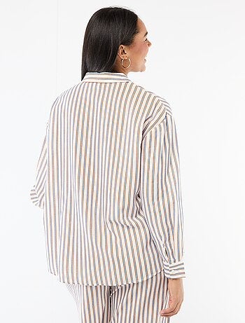 Soepele blouse met lange mouwen
