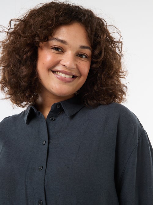 Soepele blouse met lange mouwen - Kiabi