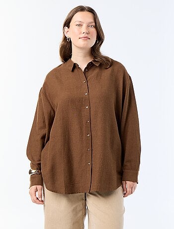 Soepele blouse met lange mouwen