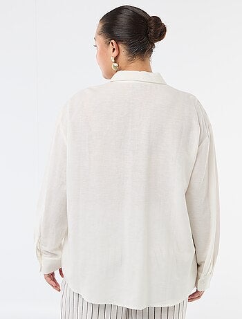 Soepele blouse met lange mouwen