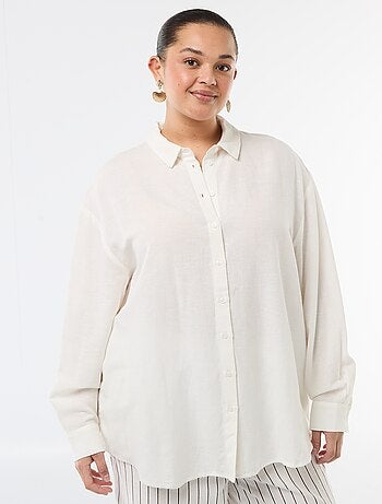 Soepele blouse met lange mouwen