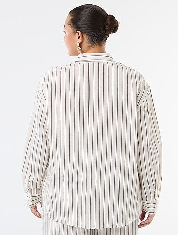 Soepele blouse met lange mouwen
