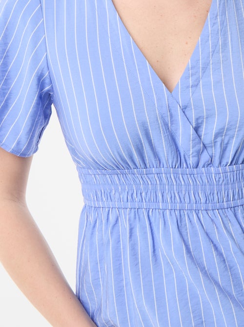 Soepele blouse met uitlopend model - Kiabi