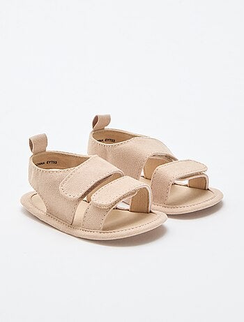 Soepele sandalen met 2 bandjes