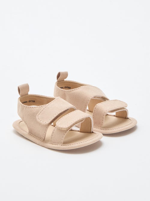 Soepele sandalen met 2 bandjes - Kiabi