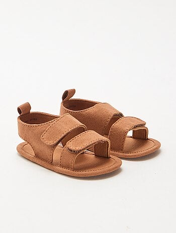 Soepele sandalen met 2 bandjes
