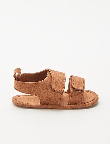 Soepele sandalen met 2 bandjes
