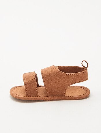 Soepele sandalen met 2 bandjes