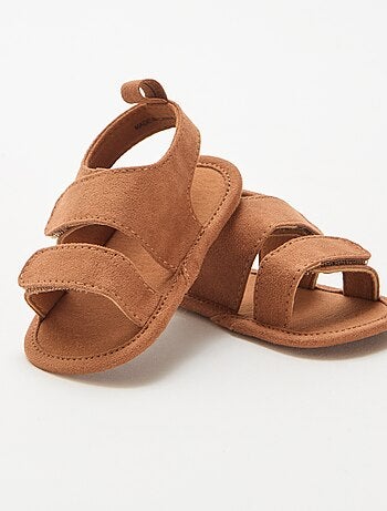 Soepele sandalen met 2 bandjes