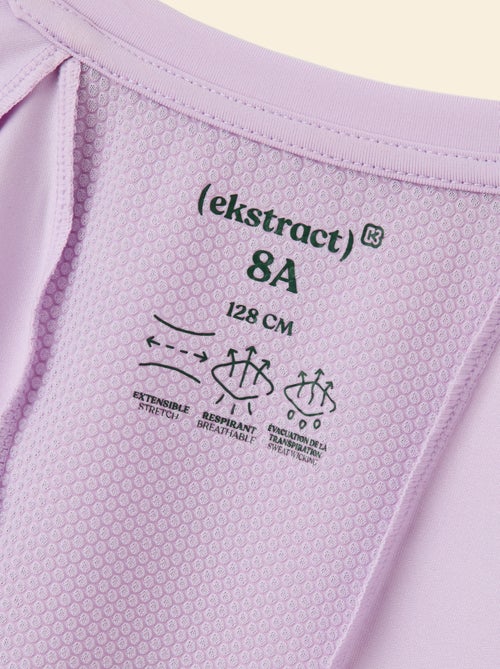 Soepelvallend sport T-shirt met korte mouwen (Ekstract) - Kiabi