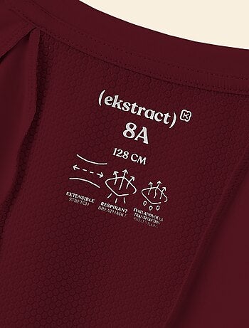 Ekstract - Soepelvallend sport T-shirt met korte mouwen