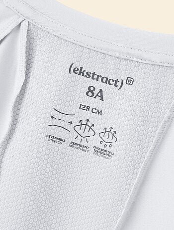 Ekstract - Soepelvallend sport T-shirt met korte mouwen