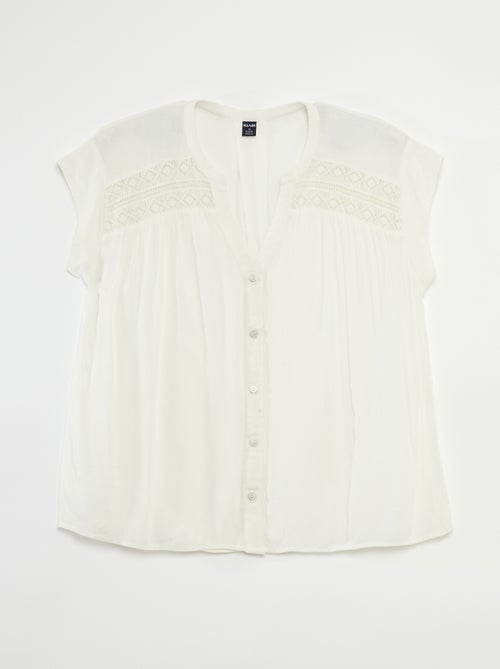 Soepelvallende blouse - So Easy - Kiabi