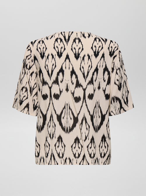 Soepelvallende blouse met print 'JDY' - Kiabi