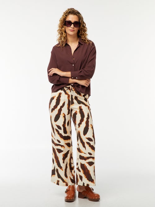 Soepelvallende blouse - Kiabi