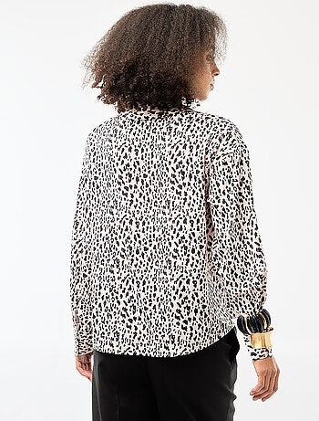 Soepelvallende blouse