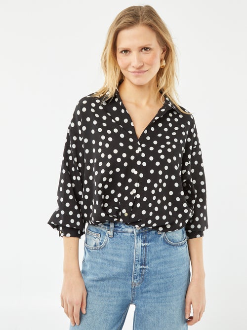 Soepelvallende blouse - Kiabi