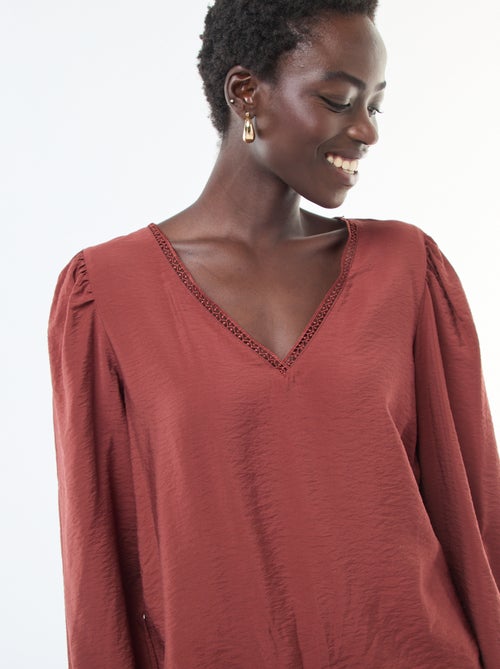 Soepelvallende, effen top 'JDY' - Kiabi