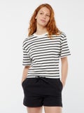 Soepelvallende jeansshort GRIJS - Kiabi