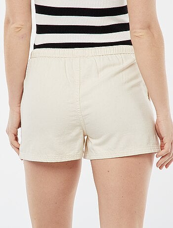 Soepelvallende jeansshort