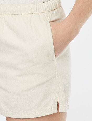 Soepelvallende jeansshort