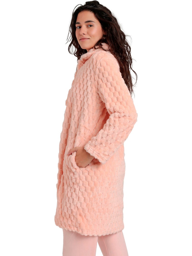 Soft binnenjas sleep Koraaloranje - Kiabi