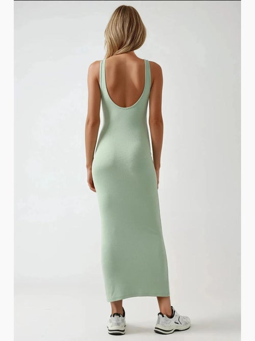 Soft touch basic midi-jurk hiccup - Kiabi Soft touch basic midi-jurk hiccup - Kiabi
