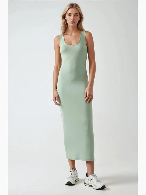 Soft touch basic midi-jurk hiccup - Kiabi Soft touch basic midi-jurk hiccup - Kiabi
