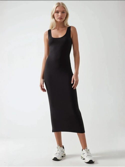 Soft touch basic midi-jurk hiccup - Kiabi Soft touch basic midi-jurk hiccup - Kiabi