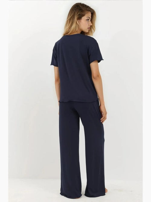 Soft touch homewear relax fit pyjamaset hiccup - Kiabi Soft touch homewear relax fit pyjamaset hiccup - Kiabi