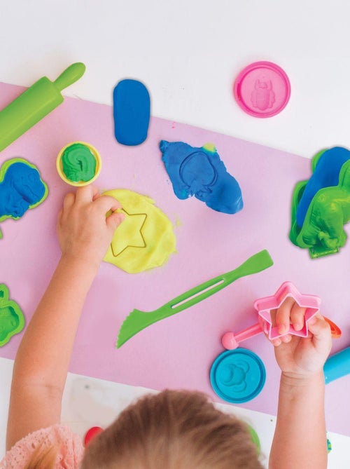 Softee dough dino neon klei set - Kiabi Softee dough dino neon klei set - Kiabi