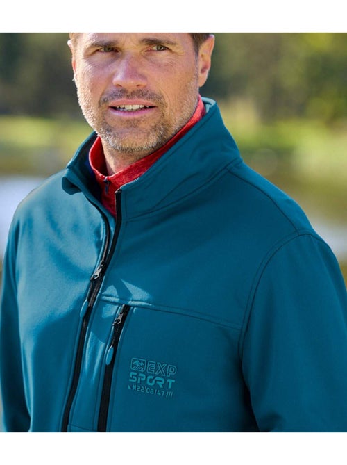 Softshell-jack met microfleece voering - atlas for men - Kiabi