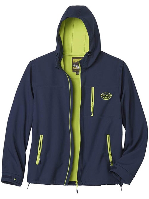 Softshelljack met microfleecevoering - atlas for men - Kiabi Softshelljack met microfleecevoering - atlas for men - Kiabi