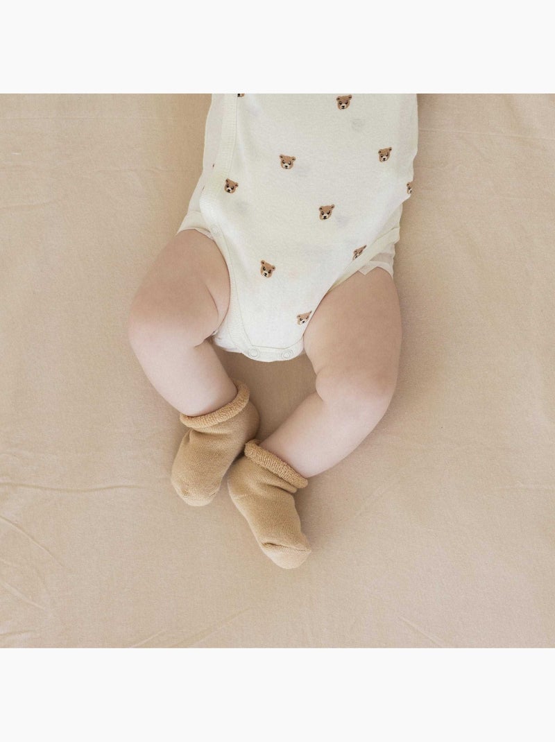 Sokjes geboorte Bruin - Kiabi