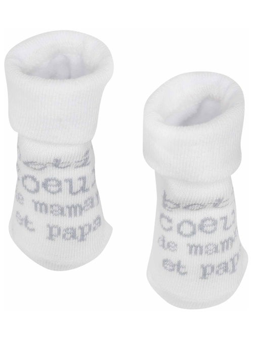 Sokjes voor baby - petit coeur - Kiabi