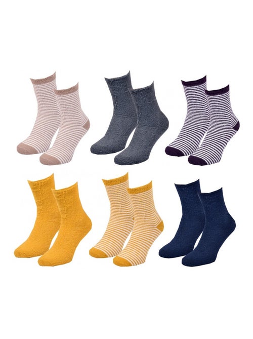 Sokken dames CHEVIGNON - Set van 6 - Kiabi Sokken dames CHEVIGNON - Set van 6 - Kiabi